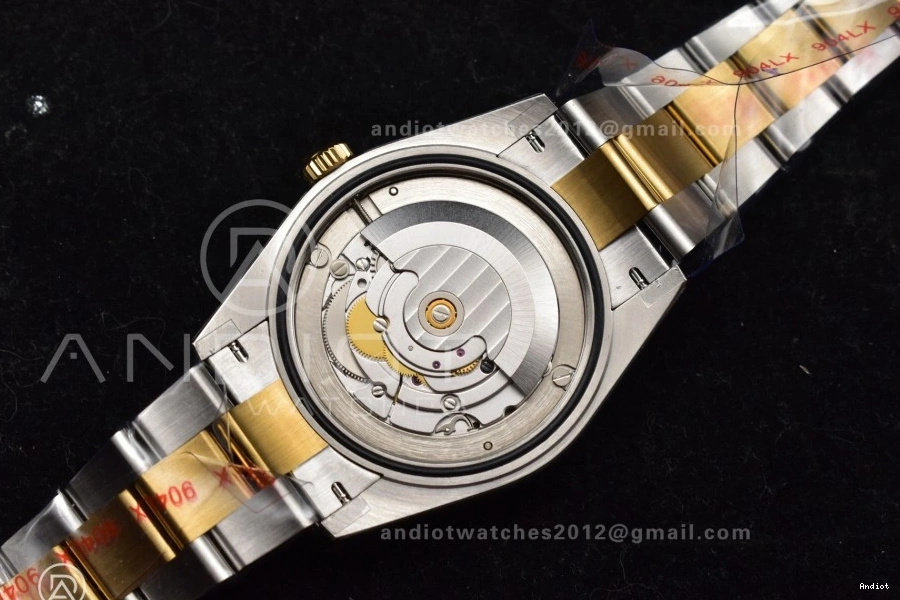 DateJust Steel 904L 41 Green on A2836 YG Edition Dial SS 126333 1:1 SS Bracelet Oyster YG Best Roman GMF Gray 0517